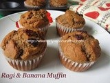 Ragi & Banana Muffins