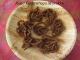 Ragi Murukku/Kezhvaragu Maavu Murukku/Finger Millet Murukku/Diwali Special Ragi Murukku/Krishna Jayanthi Special Ragi Murukku