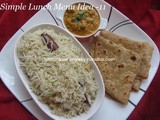 Simple Lunch Menu -11/Quick, Flavourful & Easy Lunch Menu Idea/Simple Vegetarian Lunch Menu