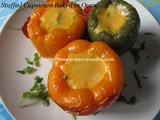 Stuffed Capsicum /Stuffed Bell Pepper baked in Oven