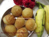 Sweet Rava Appam/Sweet Appam with Sooji