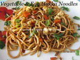 Vegetable & Egg Hakka Noodles
