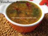 Vendhaya Rasam/Fenugreek Seeds Rasam