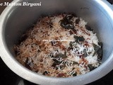 White Mutton Biryani Recipe/Sofiyani Mutton Biryani/Hyderabadi White Mutton Biryani/Layered White Mutton Biryani/White Dhum Biryani with step by step photos