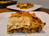 Winterse lasagne met pompoen