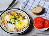 Omlet pikantny na śniadanie