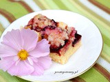 Placek krucho-drożdżowy ze śliwkami