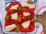 Pomidor z melonem- przystawka