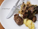 Wątróbka drobiowa z jabłkiem