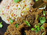 Beef Rendang with Nasi Hujan Panas