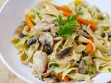 Chicken and Mushroom Tagliatelle Recipe