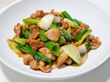 Chicken Stir Fry Recipe with Spring Onion