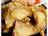 Crispy Fried Wonton with Chicken and Prawn Minced