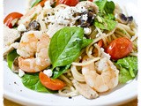 Shrimp Feta Tomato Pasta