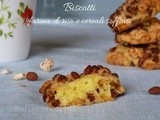 Biscotti con farina di riso e cereali soffiati per una colazione croccante