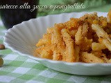 Casarecce alla zucca e pangrattato