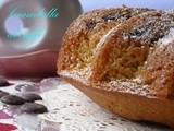 Ciambella soffice al caffè con cioccolato e buongiorno