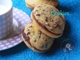 Cookies con cioccolato fondente....buona giornata