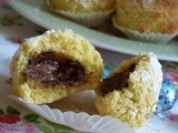 Dolcetti al cocco con ovetto al cioccolato.....un semplice riciclo ^_