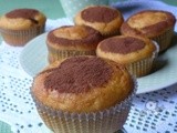 Muffin alla zucca con un cuore di cioccolato all'amaretto.....ma si vince qualcosa