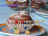 Muffin con cacao e zenzero candito per una colazione con quel pizzico in più