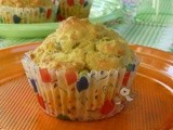 Muffin salati con tonno e olive verdi per un pranzo in giardino ^_