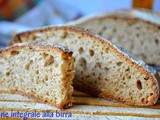 Pane integrale alla birra con lievito madre....della serie mai darsi per vinti