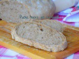 Pane nero ai cereali con semi di girasole e sesamo (con pasta madre)