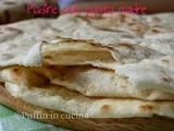 Piadine con esubero di pasta madre