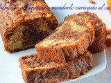 Plumcake all'arancia e farina di mandorle variegato al cacao..... e che freddo che fa