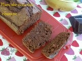 Plumcake cioccolato e banane per il piacere di fare colazione