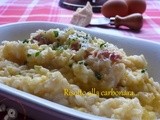 Ricetta risotto alla carbonara nell'ultimo martedì di Carnevale