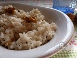 Risotto con gorgonzola e noci....una cremosa bontà