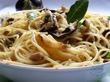 Spaghetti freddi tonno e melanzane....al via la stagione delle paste fredde