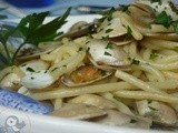 Spaghettoni alle arselle e blog in vacanza