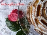 Torta soffice al latte o Hot milk sponge cake...... una rosa per la mamma ^_