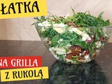 Sałatka do grilla z rukolą, suszonymi pomidorami i serem feta
