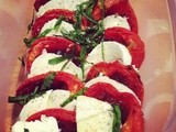 Roasted Tomato Caprese Salad