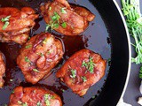 7-Ingredient Sticky Chicken Thighs