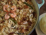 Seafood Coconut Pulao (Pilaf)