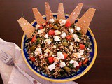 Sprouted Sorghum (Jowar) And Spinach Salad