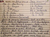 My Mom's Recipe Collection - Applesauce Cake