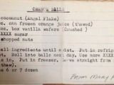 My Mom's Recipe Collection - Orange Balls