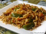 Capsicum Biryani | Bell Pepper Biryani