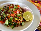 Mixed Sprouts Salad Recipe - My 10th Guest Post