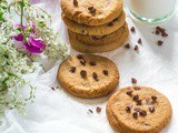 Eggless chocolate chip cookies | Eggless Cookies Recipe