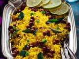 Kanda poha Maharastrian style, Onion Poha recipe