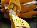 Mango Burfi Recipe, How to make mango burfi | Mango peda