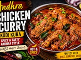 Andhra Chicken Curry Recipe | Easy Spicy Kodi Kura at Home
