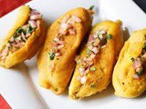 How to prepare Andhra Style Mirchi Bajji at Home || Easy Snacks at House